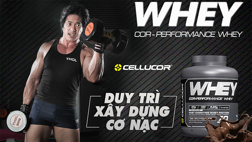 Cor Performance Whey - Protein chất lượng mùi vị tuyệt vời nhất