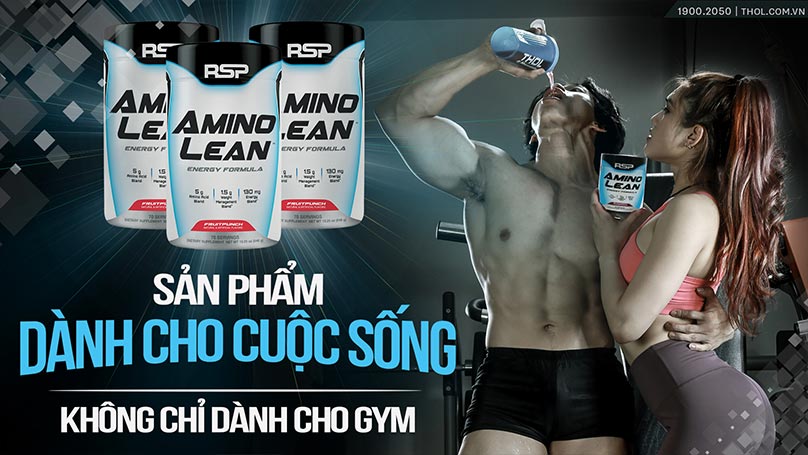 RSP AminoLean cung cấp năng lượng, phát triển cơ bắp