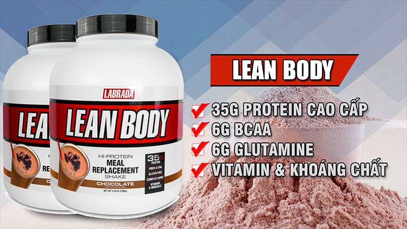 Labrada LeanBody MRP Shake – bữa ăn thay thế cao cấp giàu protein