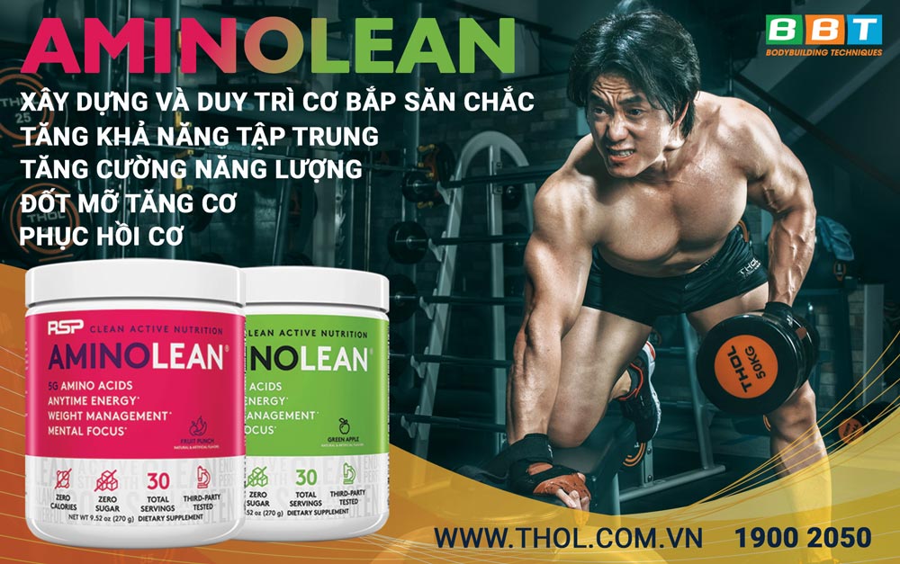 RSP AminoLean năng lượng gym bùng nổ