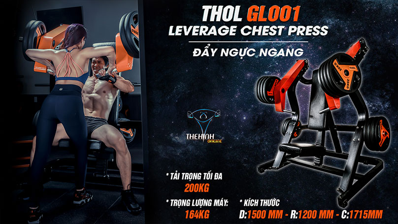 THOL Leverage Chest Press - Đẩy ngực ngang